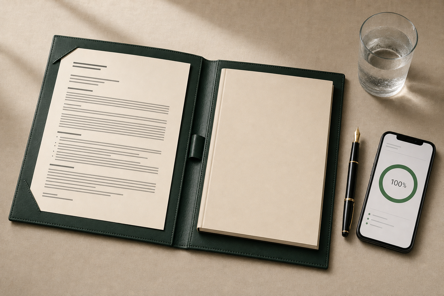 A Liquid Partners engagement folio containing an engagement letter and a custom strategy playbook